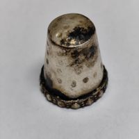 Vintage Fingerhut aus silver silber, #A5