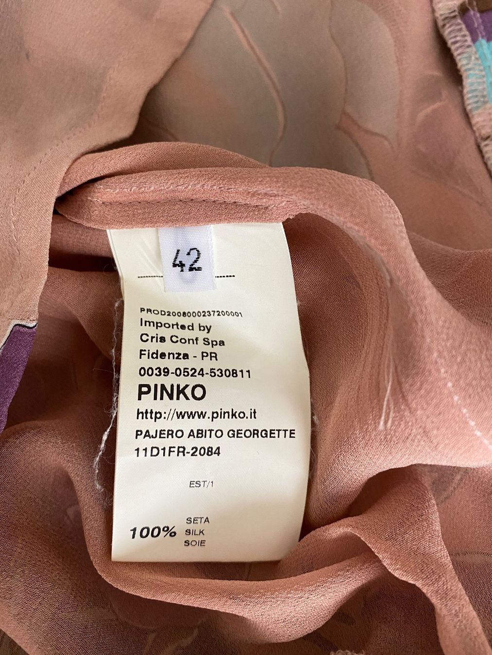 Pinko Vestiti: Kleid Pinko, Seide, 42IT – Usato da Zürich venduto da ifi_zp8b 3