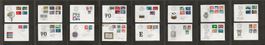 Schweiz 16 FDC 1967 bis 1972