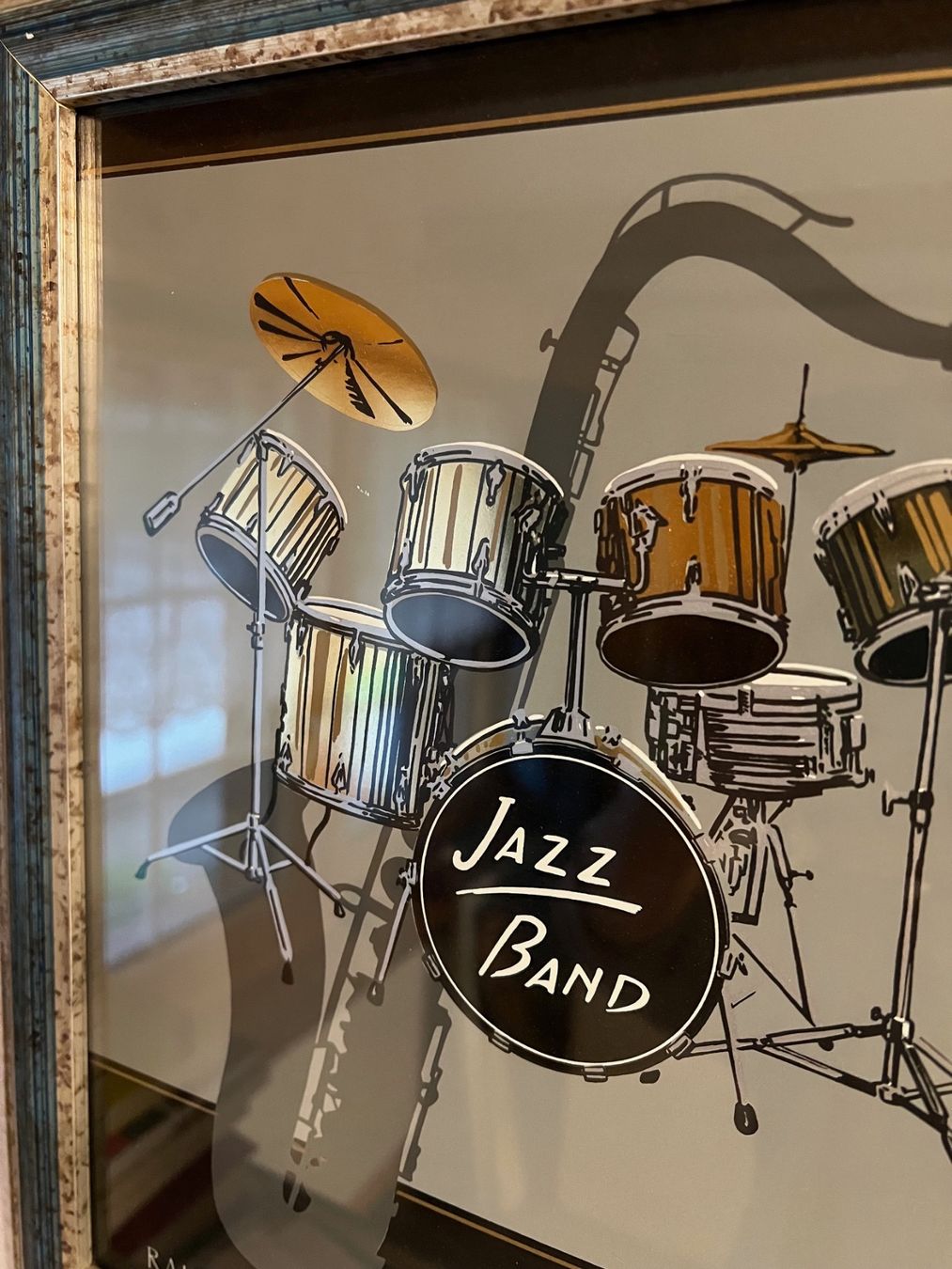 Poster & Bilder: Kunstdruck Jazz Band James Hamilton + schöner Bilderrahmen – Gebraucht aus Mönchaltorf von lubusc 3