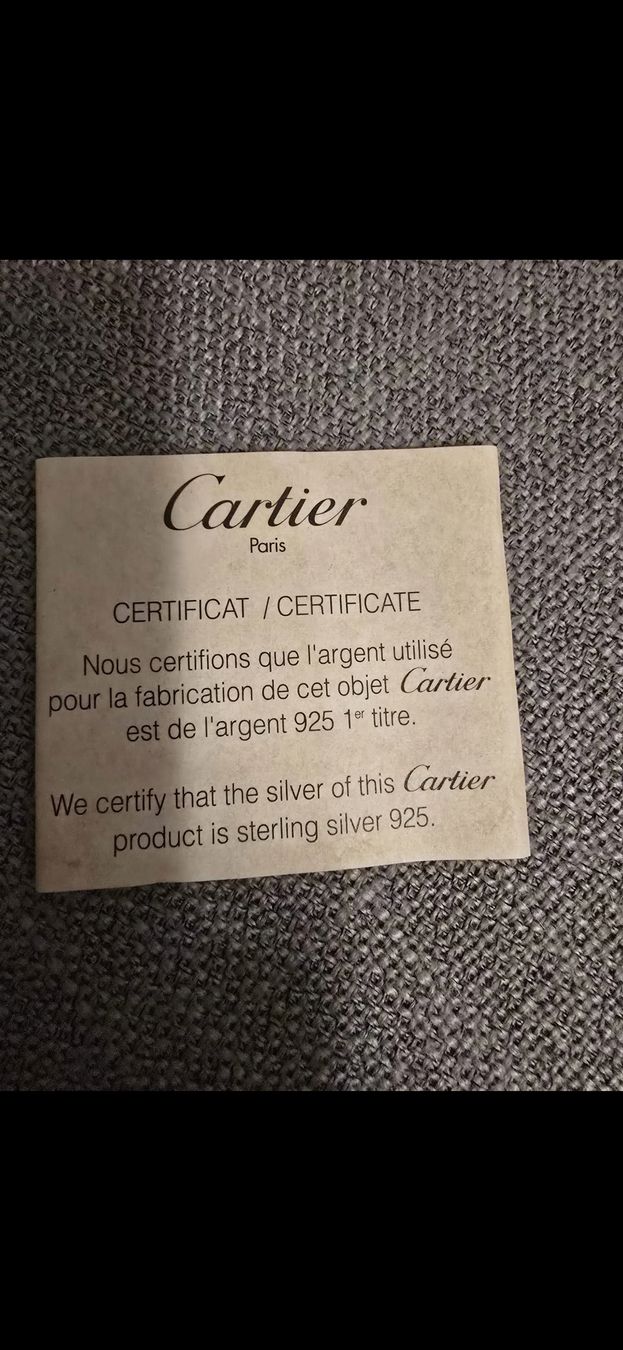Cartier Portachiavi: Authentic Cartier Keychain C Vintage Sterling Silver – Usato da Vésenaz venduto da Angela.C3 4