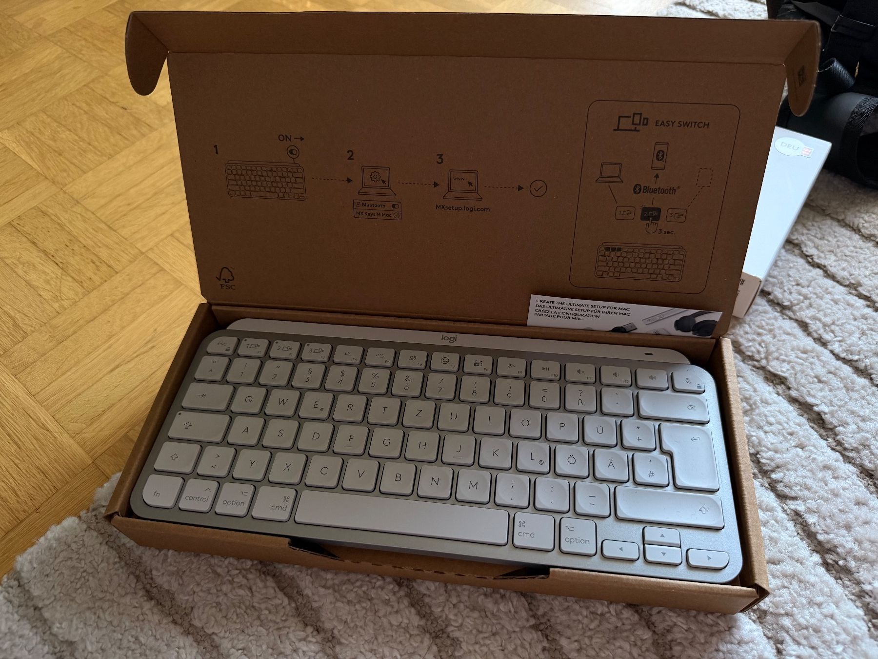 Logitech Tastiere: Logitech MX Keys Mini for Mac Wireless Keyboard - DE Layout – Usato da Zürich venduto da vh.8038 2