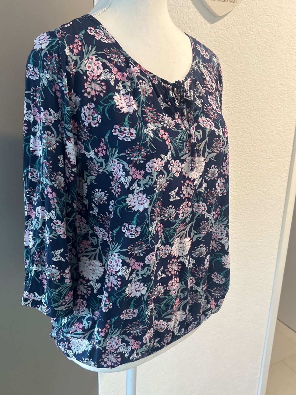 Camicette: Langarm Blusenshirt mit Muster – Usato da Brunnen venduto da Nala2929 1