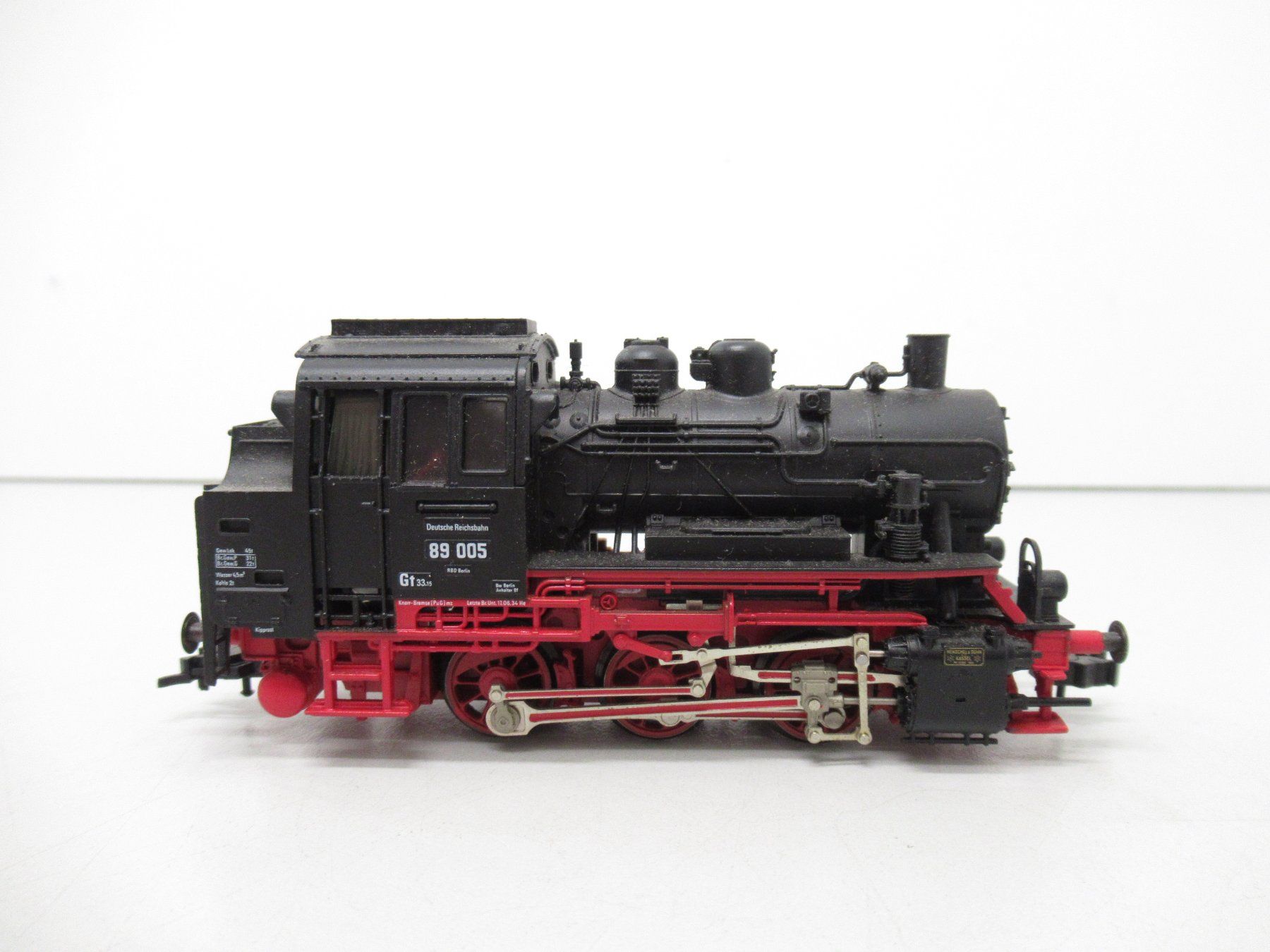 Fleischmann Modellini di ferrovie: Fleischmann 4020 Dampflok BR 89 Deutsche Bahn Analog DC OVP – Usato da Basel venduto da mhmarken 1