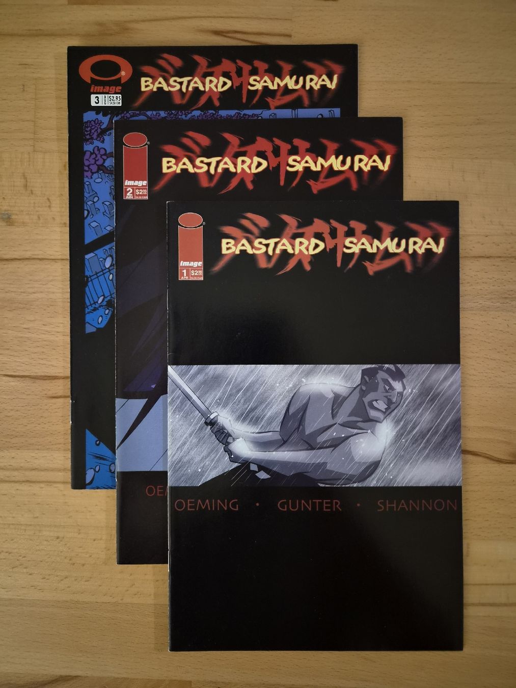 Comics: Bastard Samurai #1-3 (complete) – Gebraucht aus Biel/Bienne von collector_comics