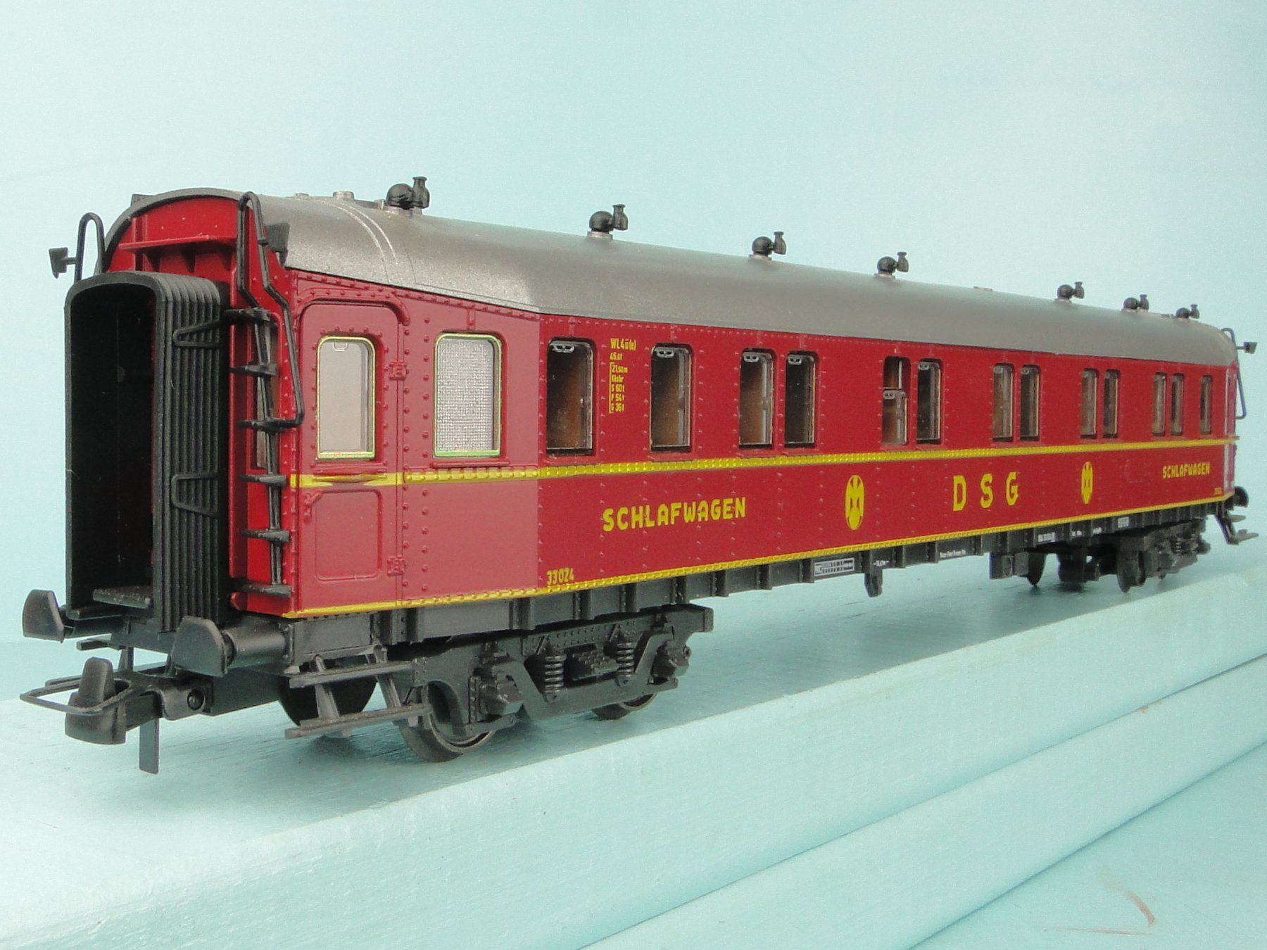 Roco Modellini di ferrovie: Roco 44452 H0 DB Echte DSG Schalfwagen – Usato da Bülach venduto da cann11 8