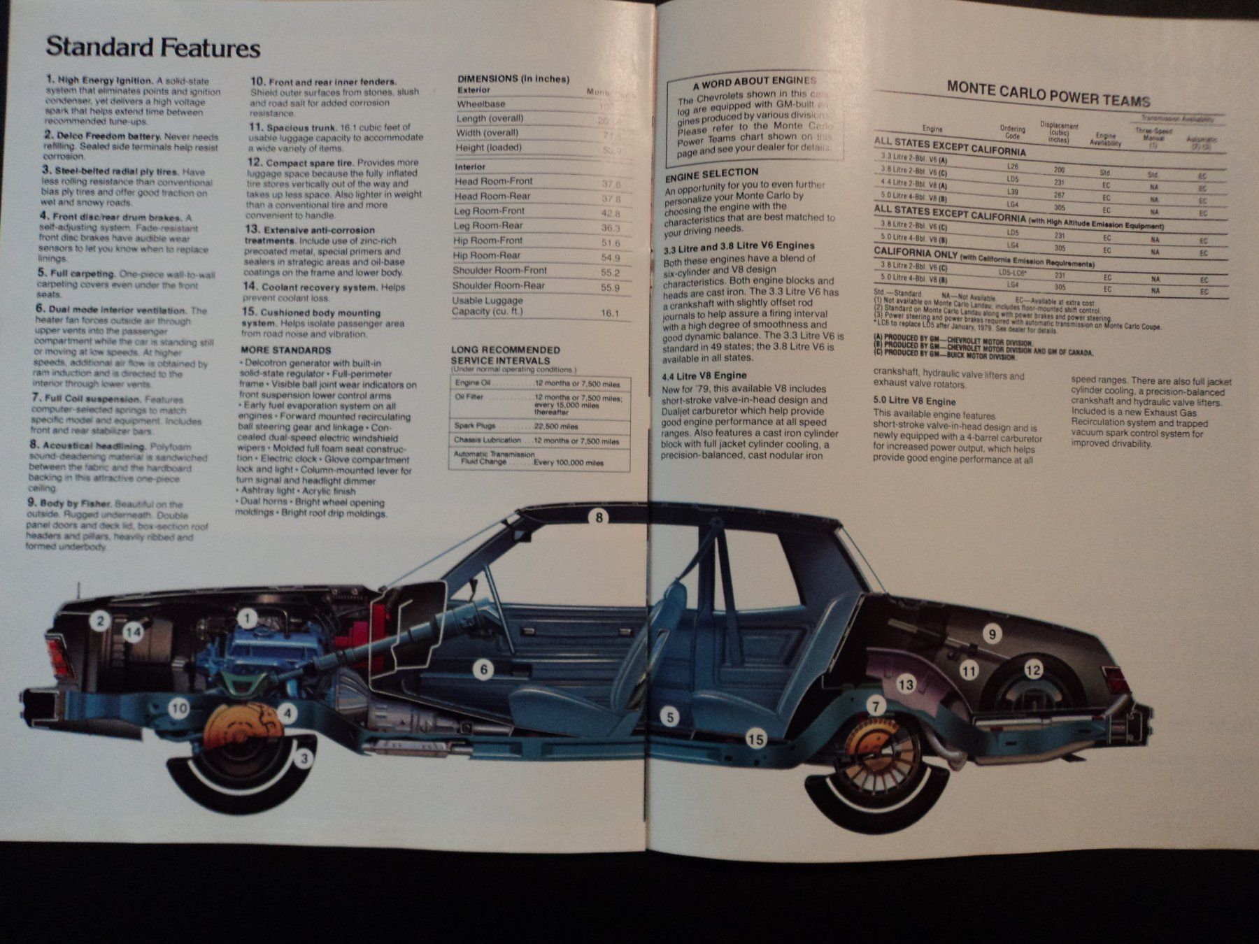 Chevrolet Documenti: Prospekt Chevrolet Monte Carlo 1979 – Usato da Schwarzenburg venduto da modelCARama 4