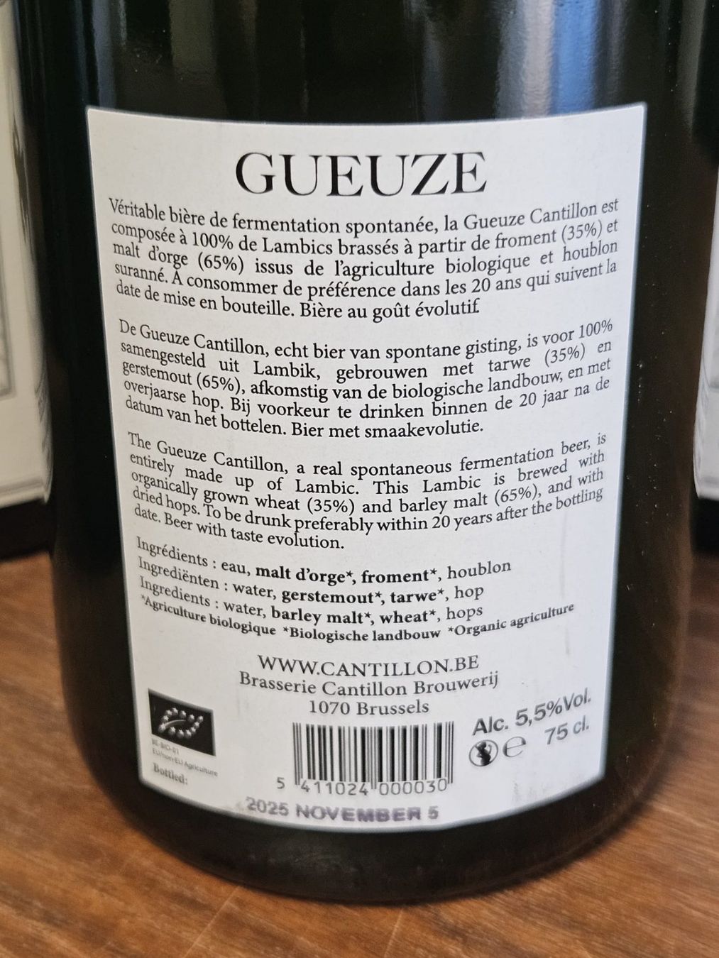 Spirituosen: Cantillon - Saint Lamvinus - Vertikale – Gebraucht aus Ostermundigen von Kaervek_SUI 2