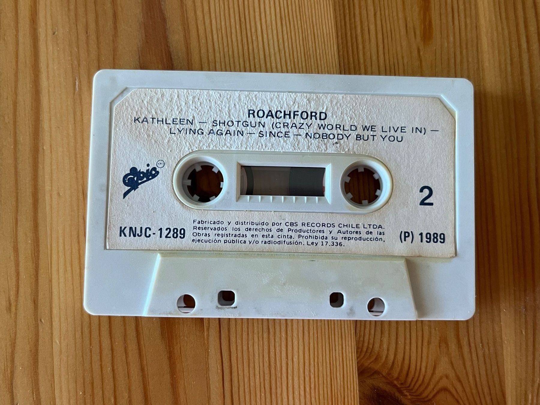 Musicassette: Roachford (KNJC- 1289 / 1989) – Usato da Zürich venduto da Gurkis 5