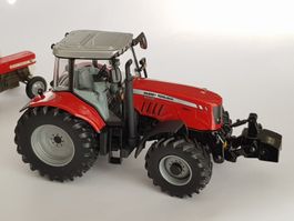 Traktor MF 7480,  Massey Ferguson, 1:32 wie Siku, UH, Wiking