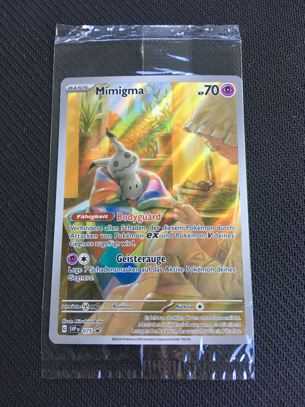 Pokémon Sammelbilder & Trading cards: Pokémon - Mimigma - SVP 075 - DE (Sealed) – Neu und originalverpackt aus St.Gallen von Punktchen01
