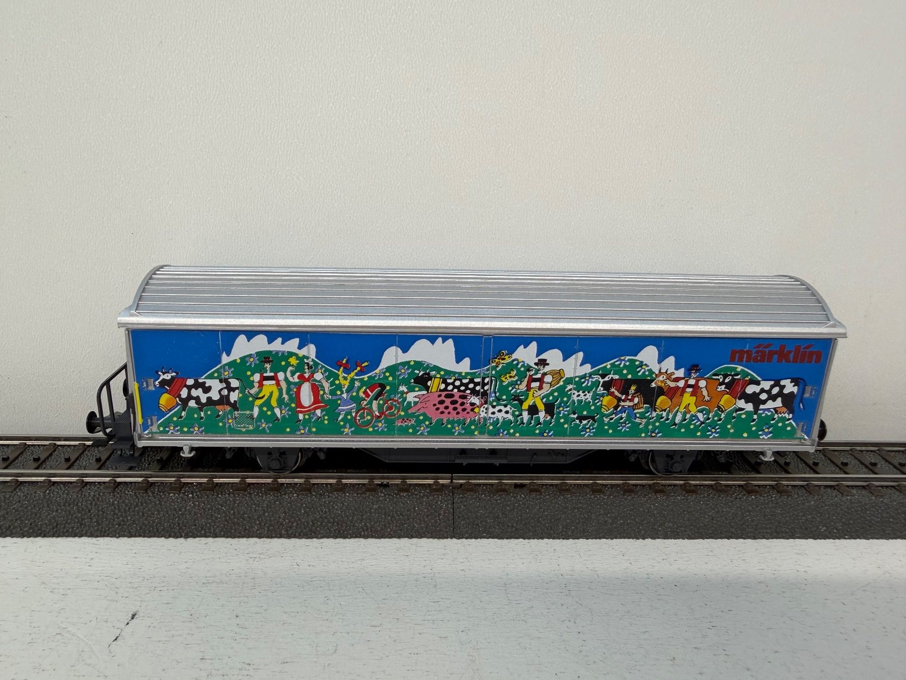 Märklin Modelleisenbahnen: Märklin 84735,11 Hbis Güterwagen Schiebeandwagen – Gebraucht aus Büsserach von ModellbahnDepot 1