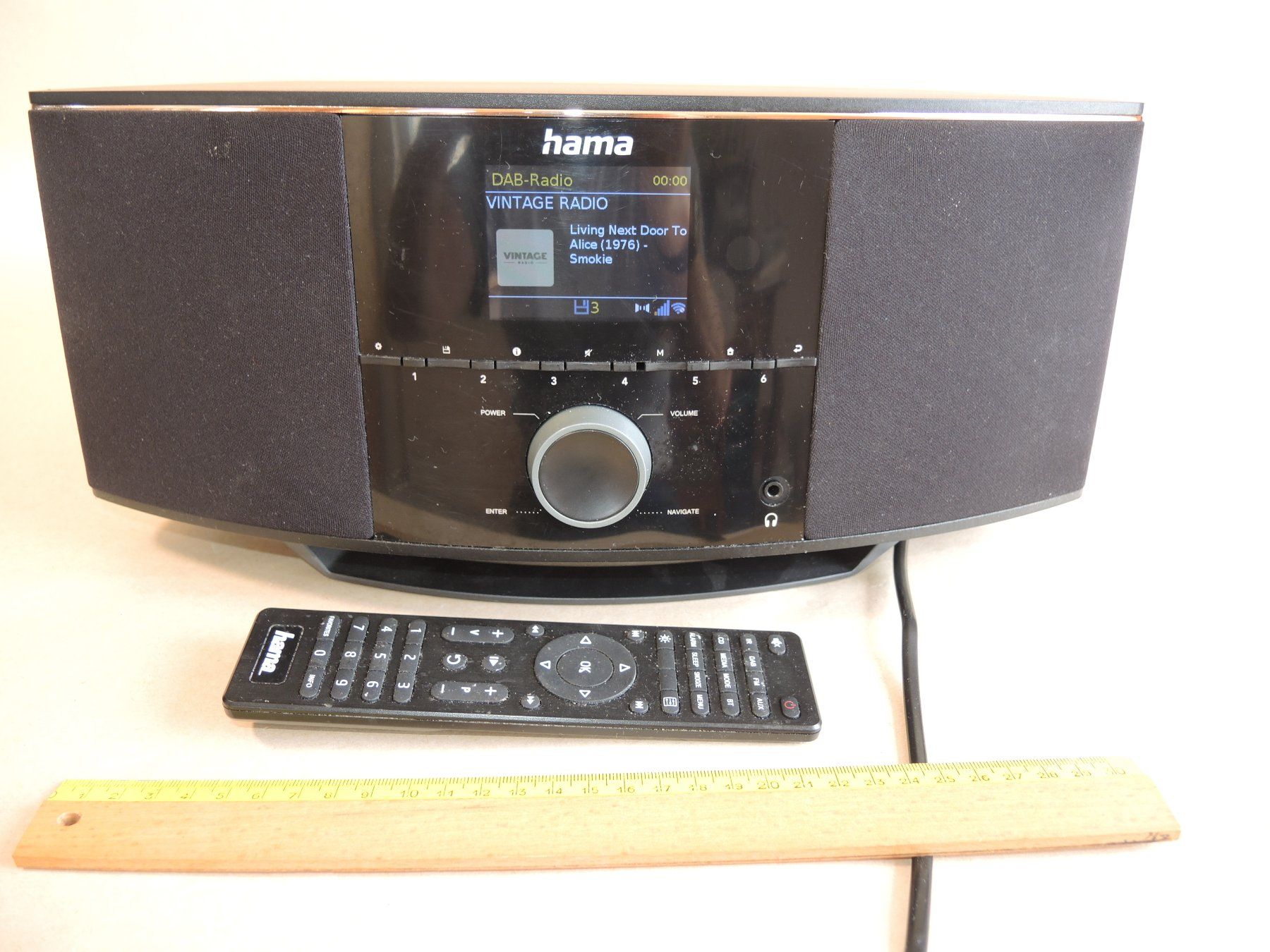 Hama Radio: Hama DIR150BT Digitalradio DAB+ mit Fernbedienung Bluetooth – Usato da Rorschach venduto da maeck8 1