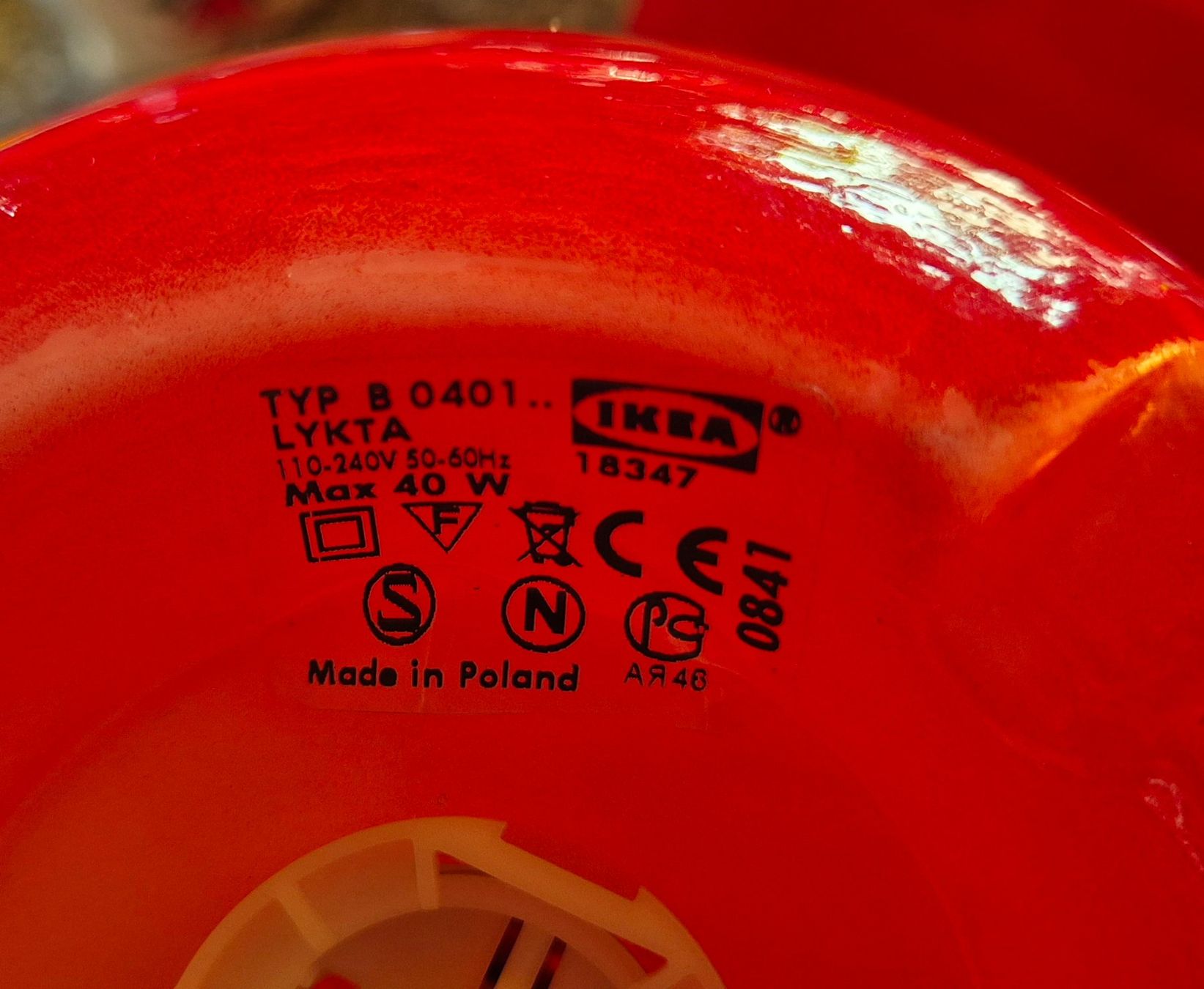 Ikea Lampade: 2x IKEA Lykta Tischlampen in rot – Usato da Neerach venduto da SilliS 7