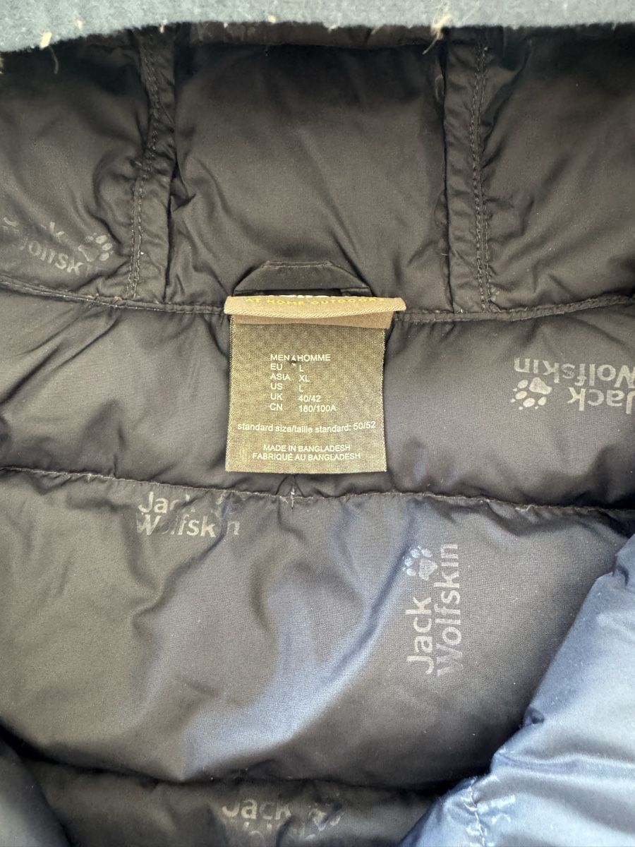 Jack Wolfskin Vestes: Jack Wolfskin Down Jacket Men L Blue Stormlock High Quality – Neuf (Voir description) à Oberhofen am Thunersee par BikeForMySister 3