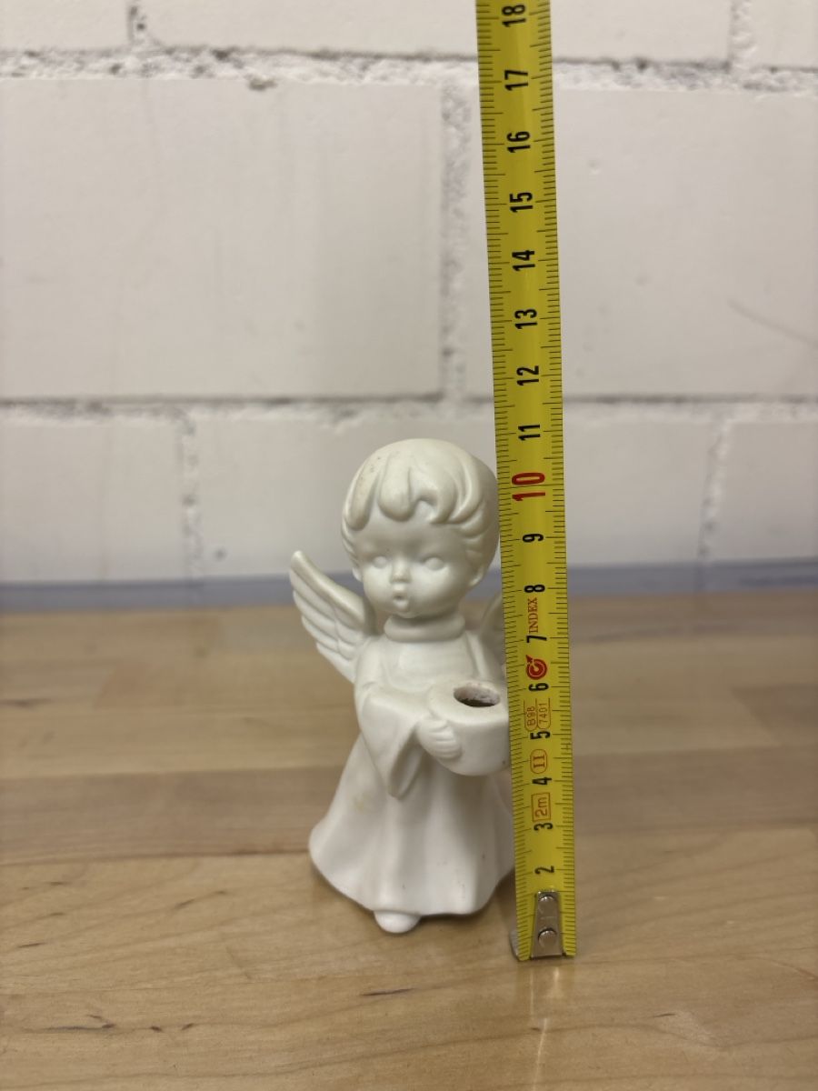 Statuette: Engel mit Kerze, kleine Figur – Usato da Adliswil venduto da ninotschka7 2