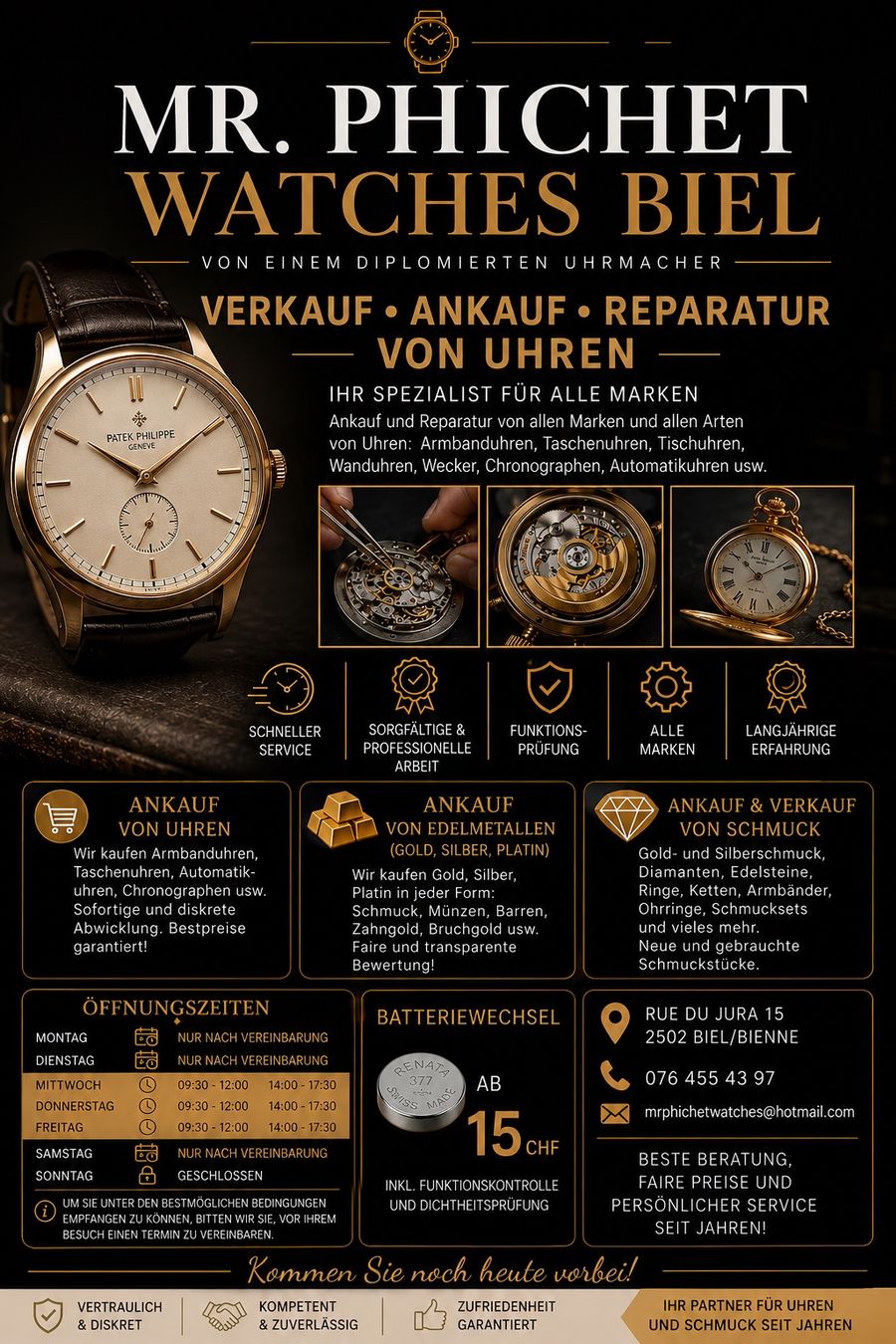 Orologi: Montre BandB Geneve – Difettoso da Biel/Bienne venduto da MrP_WatchesBiel 9