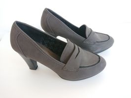 Damen Pumps Gr. 37 Calando Braun Grau