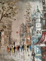 Gemälde - Impressionistisches Stadtbild Paris