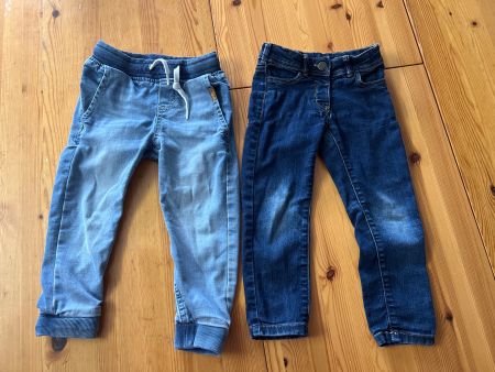 2 Hosen Set Palomino und H&M Jogger Denim Grösse 98
