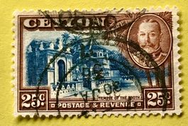 Briefmarken aus Sri Lanka (Ceylon) gestempelt 