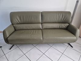 Ledersofa 3-er gebraucht guter Zustand