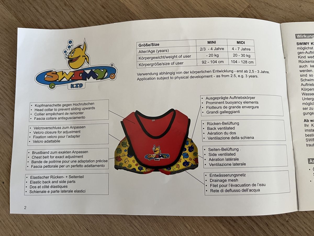 Giubbotti di salvataggio: Schwimmlernhilfe Grabner Swimy Kid mini – Usato da Knonau venduto da co_lue 2