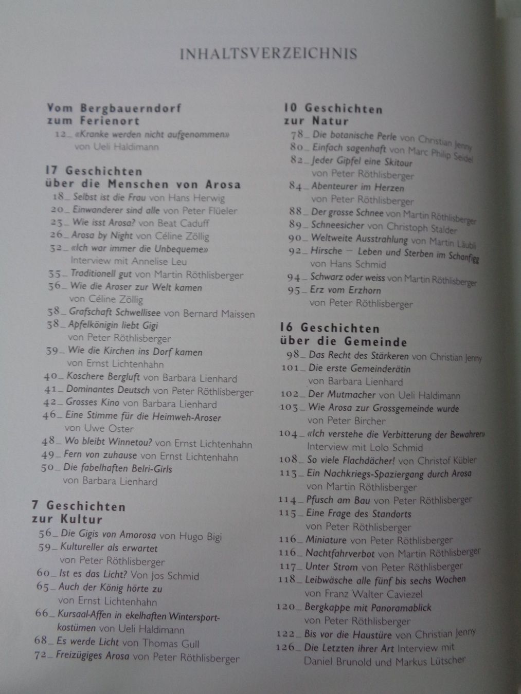 Livres: Arosa in 100 Geschichten - Peter Röthlisberger – D'occasion à Chur par Oregano1 2