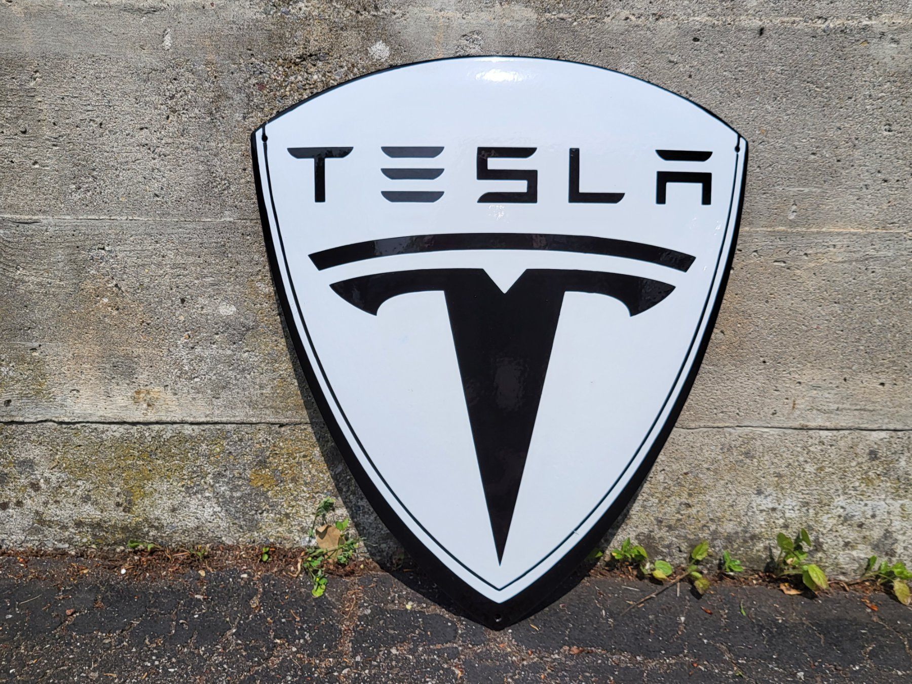 Ecriteaux: Emailschild Tesla – D'occasion à Zürich par timbuktu03
