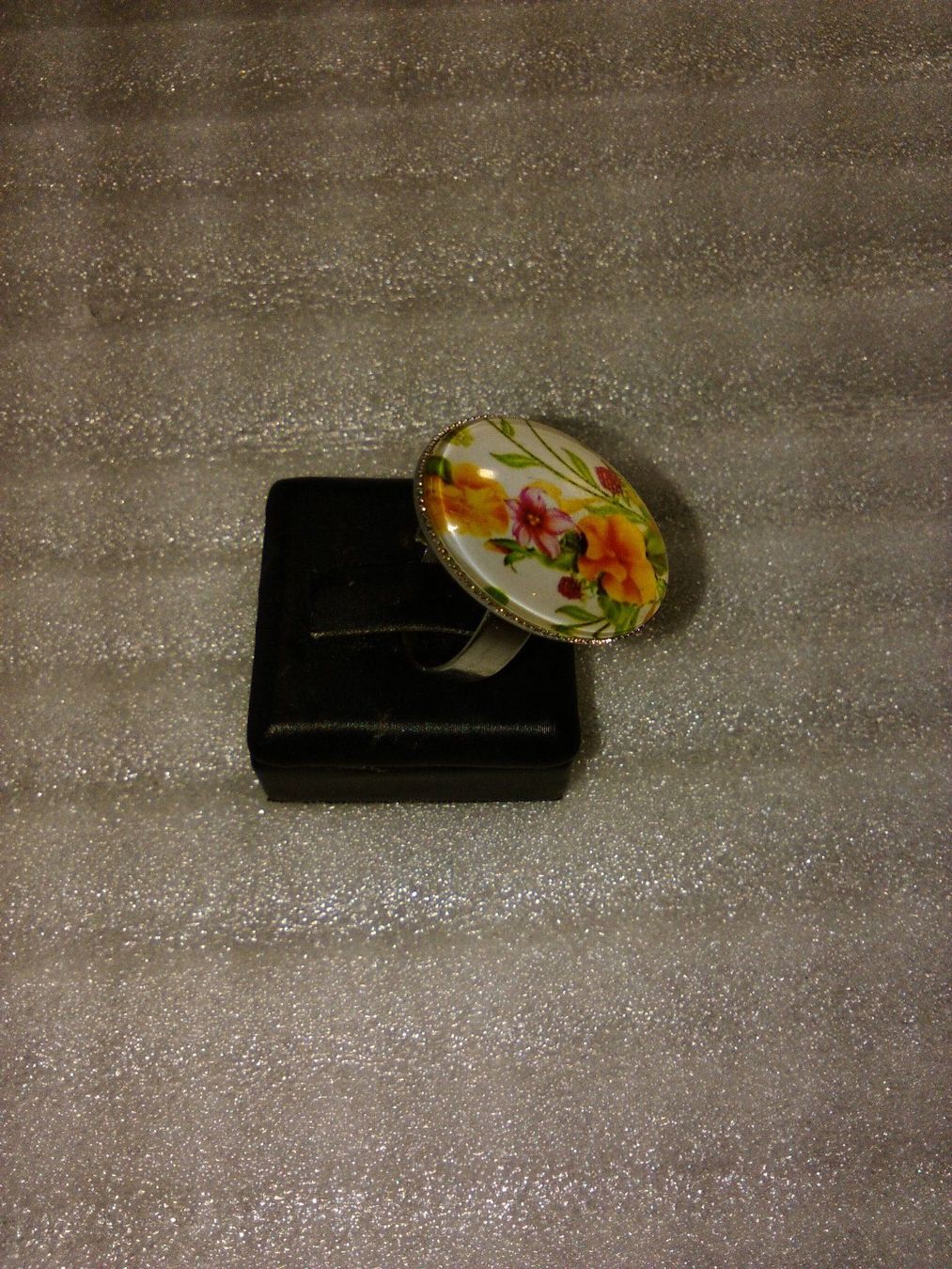 Anelli: RING EDELSTHAL,,MIT BLUMEN,,,GLANZIG – Nuovo (secondo la descrizione) da Basel venduto da bijoutrie_4 4