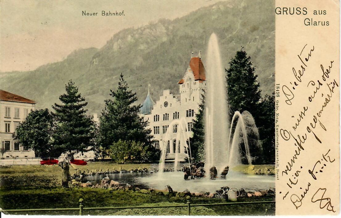 Cartoline postali: Gruss aus Glarus 1903 – Usato da Hochdorf venduto da Ziegel-16