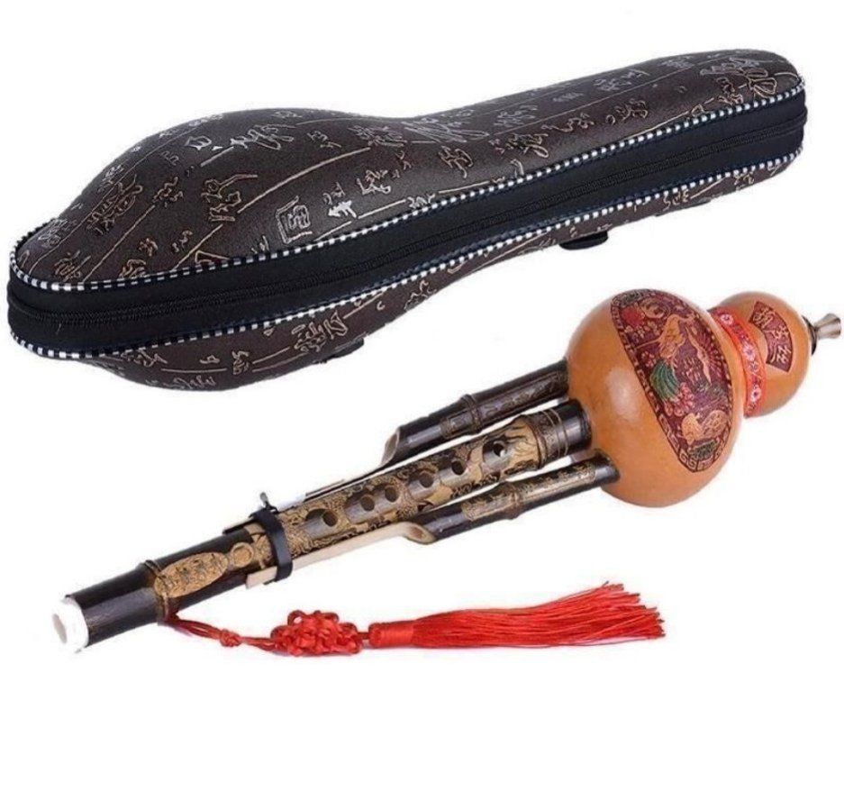 Strumenti musicali: Ethnische Bambusflöte - Gourde Flûte – Nuovo e nell'imballaggio originale da Bremblens venduto da LOVA-MUSICA-SHOP 2