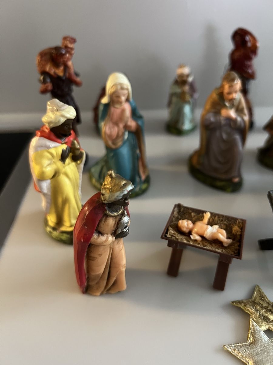 Statuette: Krippenfiguren Set mit Tieren   – Usato da chur venduto da Ika11 2