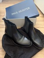 Paul Hunter Chelsea Boots Leder Schwarz Grösse 40 neu
