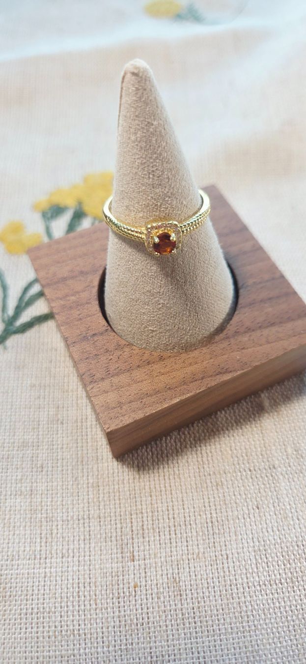 Anelli: NEW - S925 Citrine Ring (Adjustable) – Nuovo (secondo la descrizione) da Zürich venduto da cin_wcf6 5