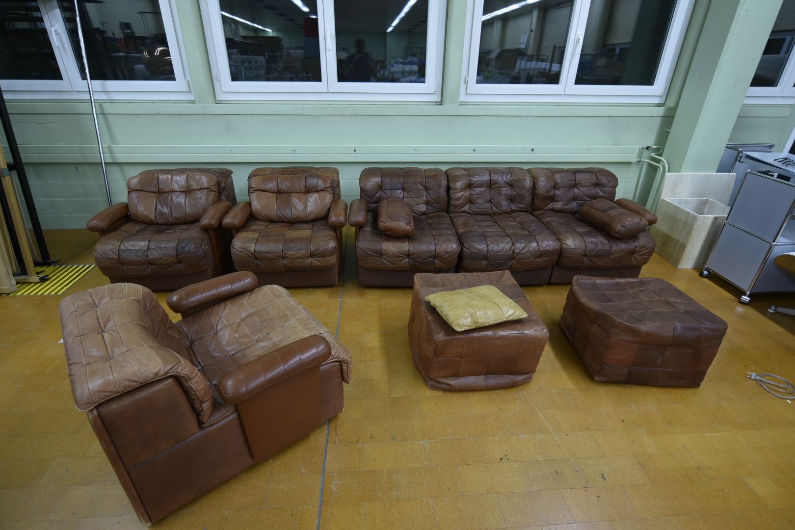 De Sede Divani: Designklassiker De Sede DS11 Patchwork Sofa modular – Usato da Lichtensteig venduto da Polsterwerk 1