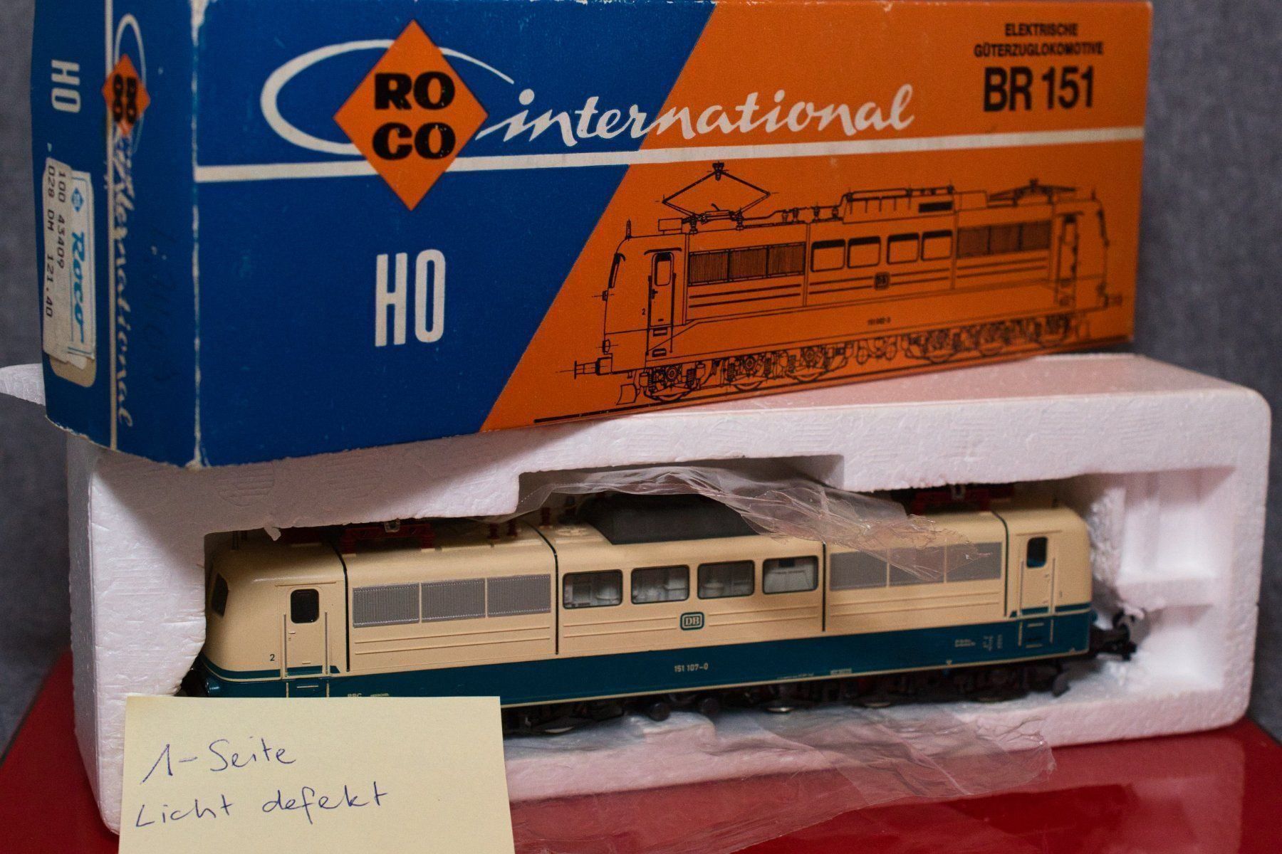 Modellini di ferrovie: ROCO Elektrolok BR151 - H0 - DC-Analog – Usato da Obernau venduto da pilatus-rconline 6
