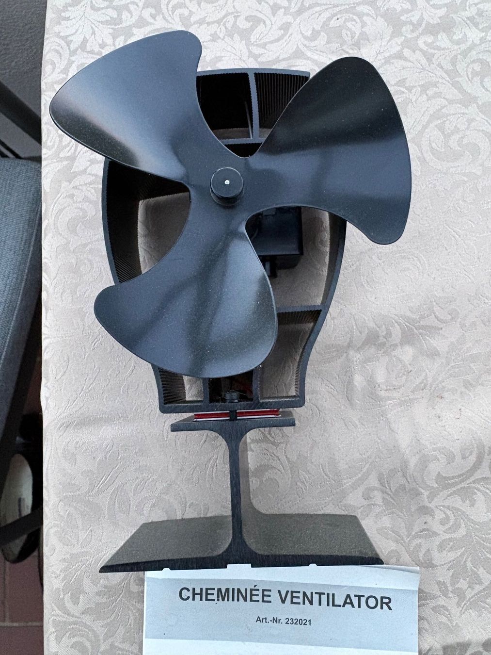 Ventilatori: Cheminée-Ventilator, schwarz, metall, neuwertig – Usato da Lausen venduto da Zotty1 2