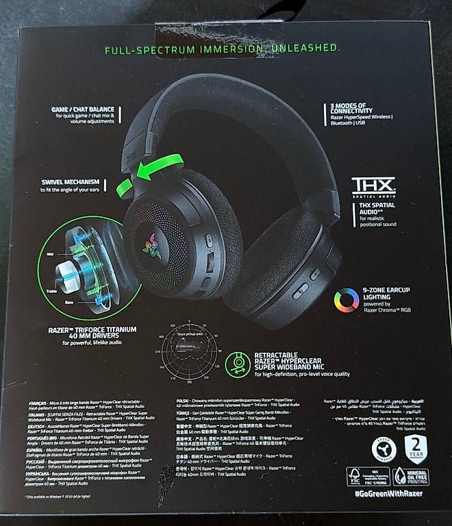 Cuffie: Razer Gaming Headset – Usato da Murgenthal venduto da jni_kh6y 4