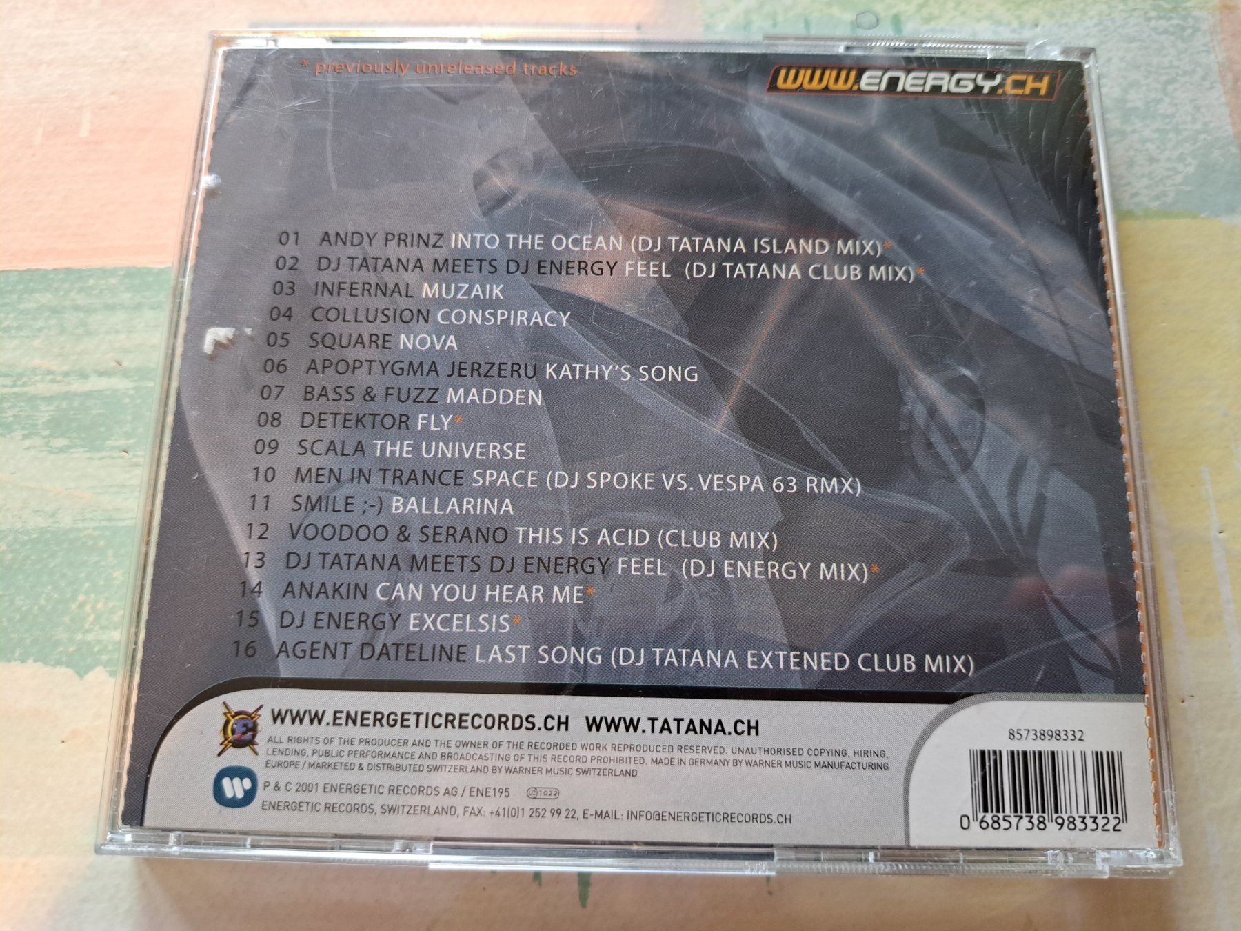 CD: CD Energy 01 DJ tatana – Usato da Pully venduto da bro_n52j 1