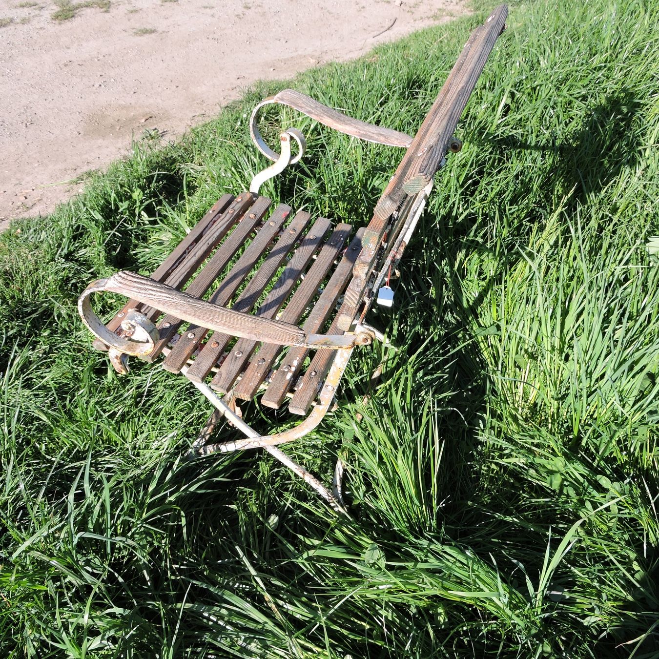 Sedie: Gartenstuhl Holz/Metall Nr.4 – Usato da Meikirch venduto da rva_q8c7 2