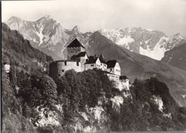Alte Ansichtskarte: Schloss Vaduz, Fürstentum Liechtenstein