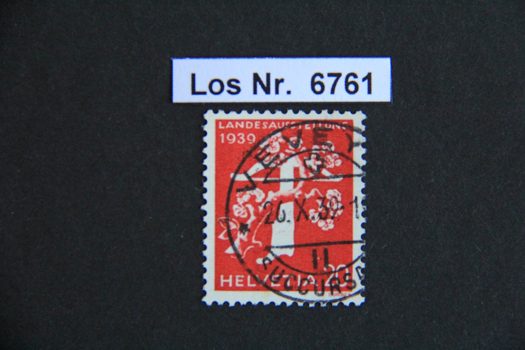 Tutti i francobolli: CH 1939 Ortsstempel mit Datum                       Los 6761 – Usato da Volken venduto da jukon65