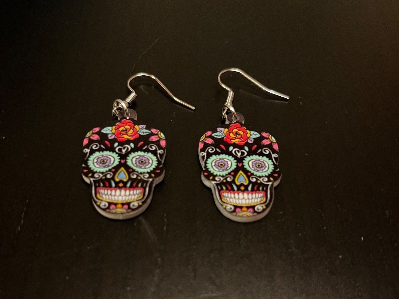 Orecchini pendenti & Orecchini a lobo: Ohrringe Schädel ( Santa  Muerte) – Nuovo (secondo la descrizione) da Gams venduto da Mariawicca 1