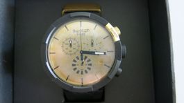 SWATCH BIG BOLD CHRONO CHECKPOINT GOLDEN SB02Z400 WIE NEU