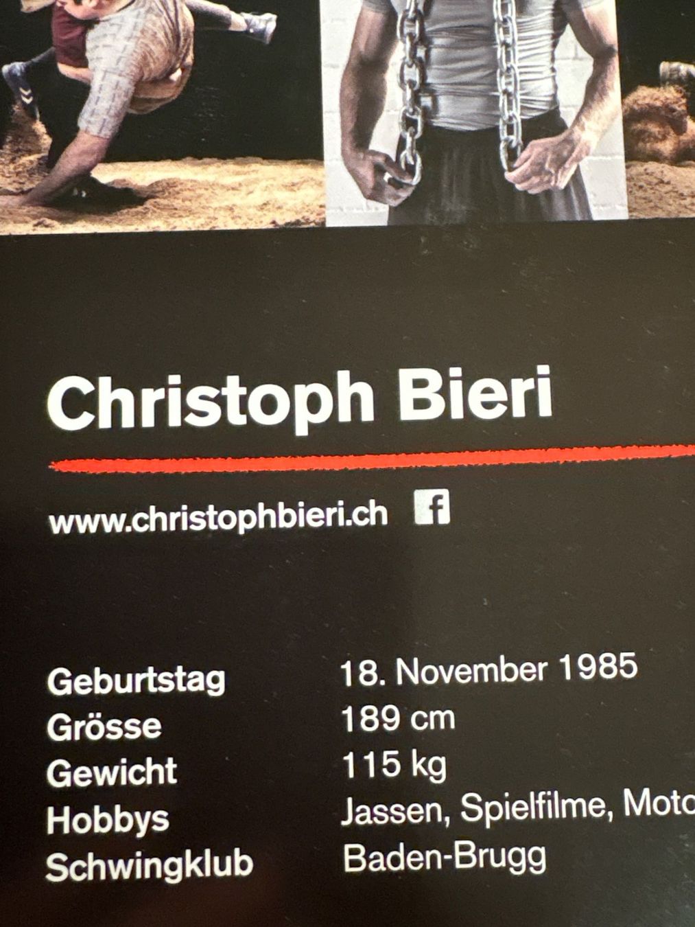 Autografi: Christoph Bieri Autogrammkarte - Top Zustand – Usato da Ibach venduto da lisch3 3