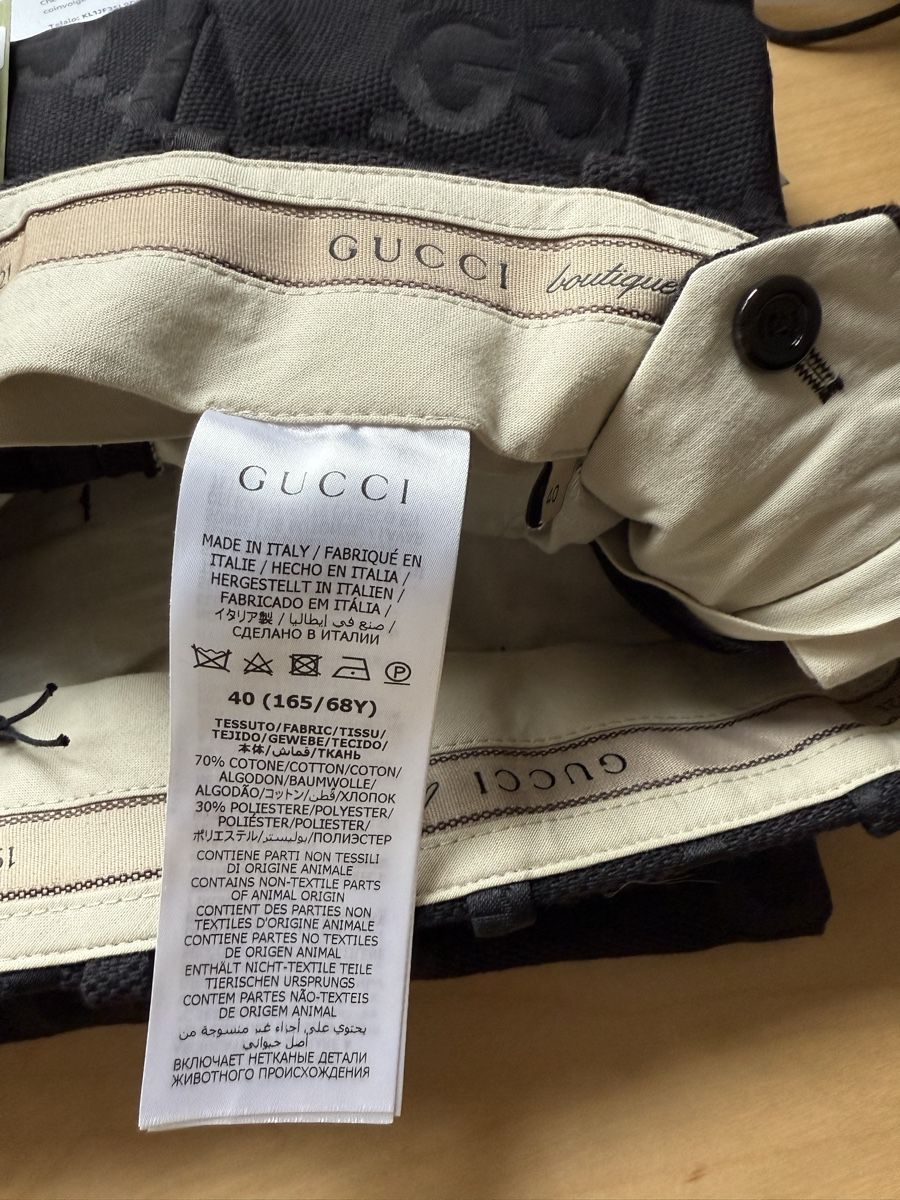 Gucci Pantaloni: Pantaloni Gucci nuovi – Nuovo e nell'imballaggio originale da Lamone venduto da cca_679b 9