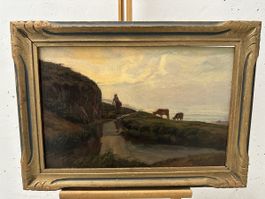 HENRI EDOUARD HUGUENIN VIRCAUX 1878-1958 Gemälde LANDSCHAFT