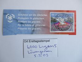 Voll Ort Ersttagsstempel Luzern 5 Löwengraben