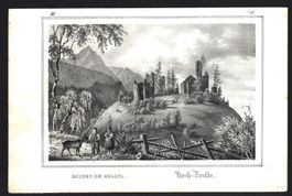 Hoch Realta Lithographie von Weibel Comtesse 1839